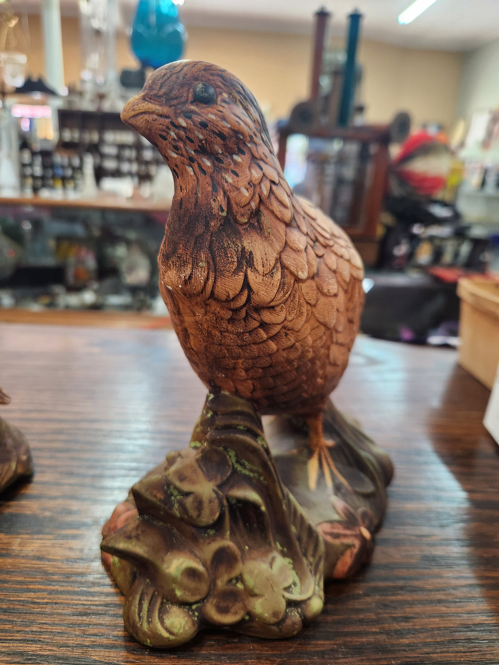 Vintage Holland Mold Ceramic Quail Figurines – Hand-Painted Pair