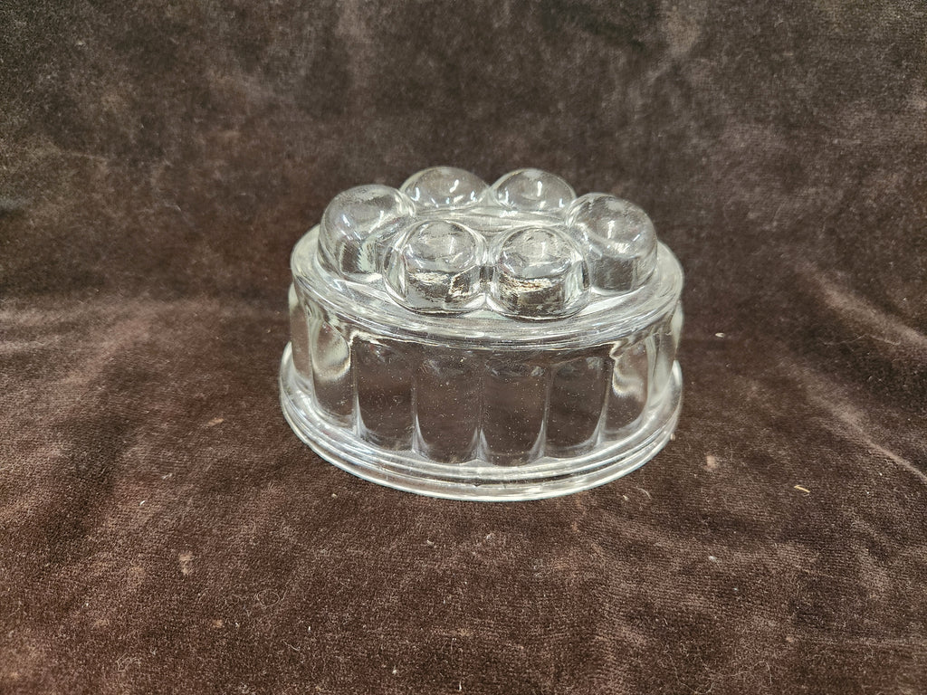 Vintage Clear Glass Jelly or Gelatin Mold