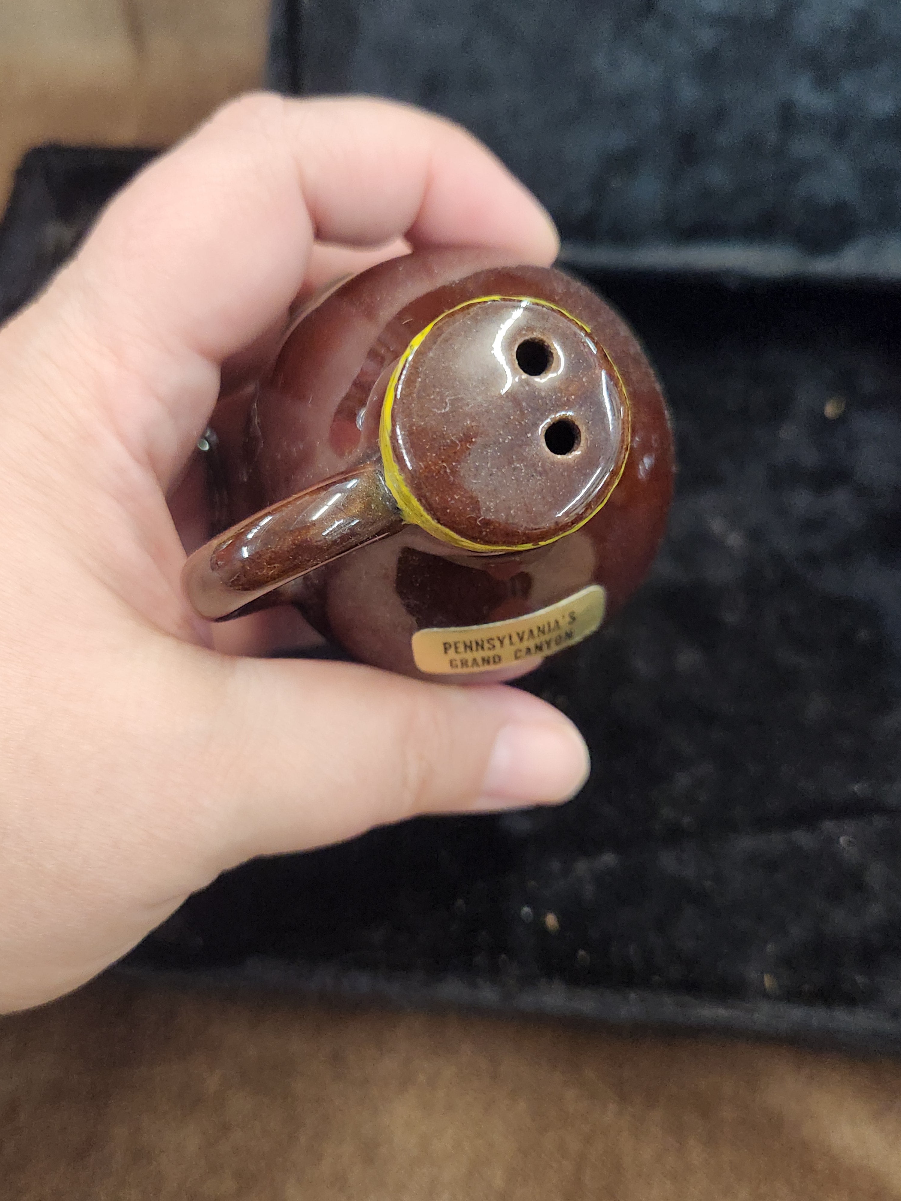 Vintage Little Brown Jug S&P Shaker Set Japan