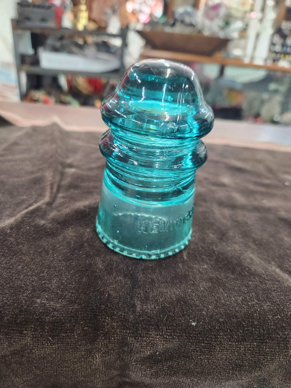 Hemingray No. 9 Insulator Turquoise