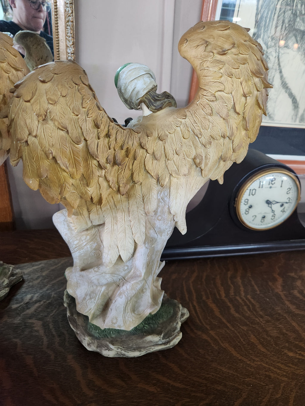 2 Vintage Resin Angel "Emerald Isle Angel Collection"
