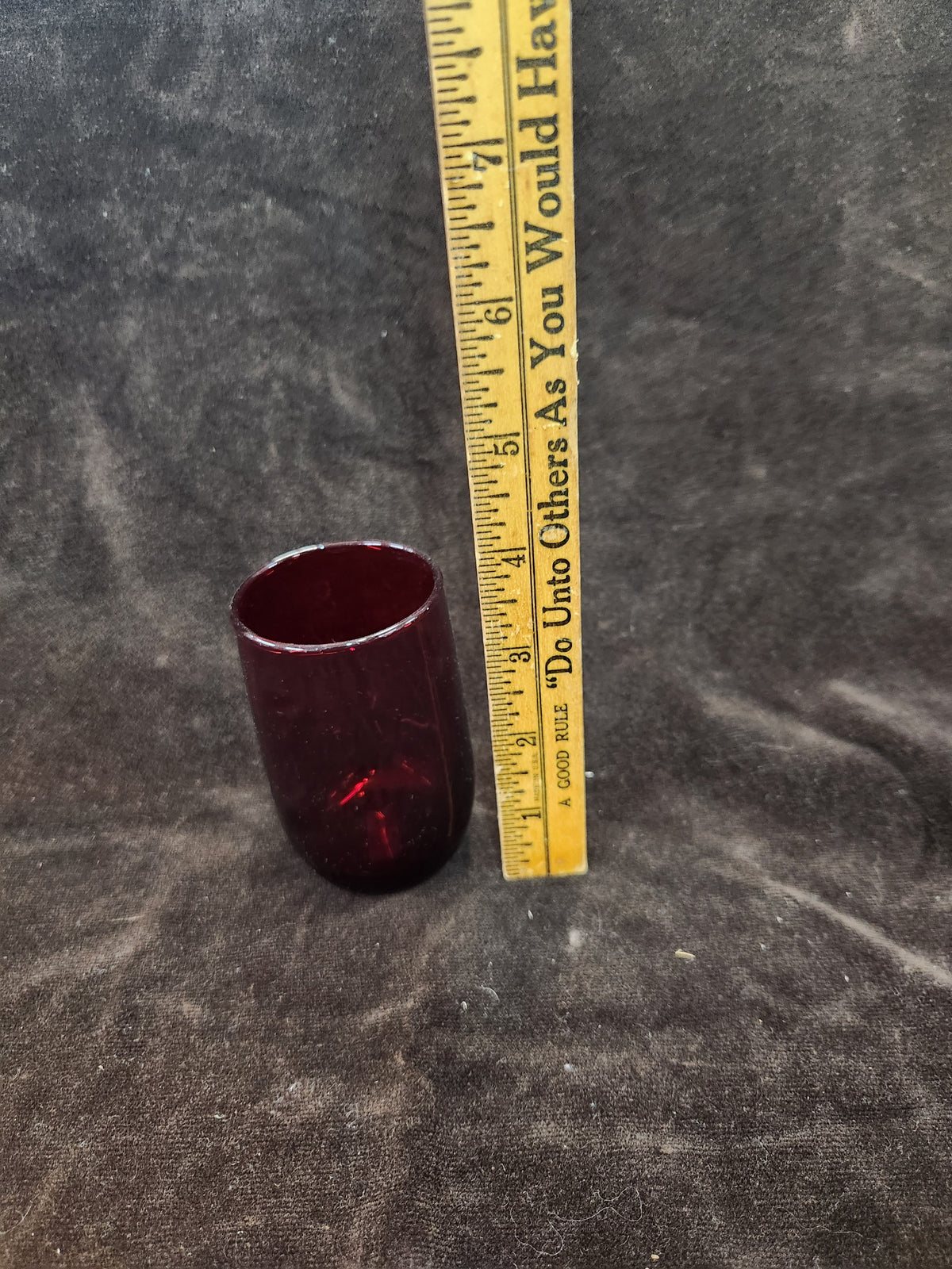 Vintage Anchor Hocking Royal Ruby Red Glass Tumbler