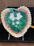 Pair of Antique Etruscan Majolica Begonia Leaf Dishes c. 1800's