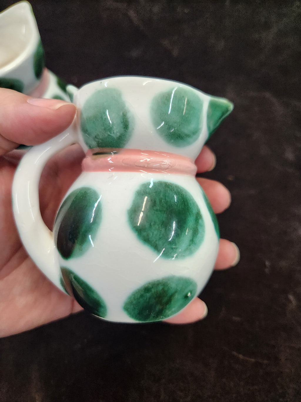 Vintage Three-Piece Lipper & Mann Anthropomorphic Cat Pitcher and Creamer Set Made in Japan 1950s