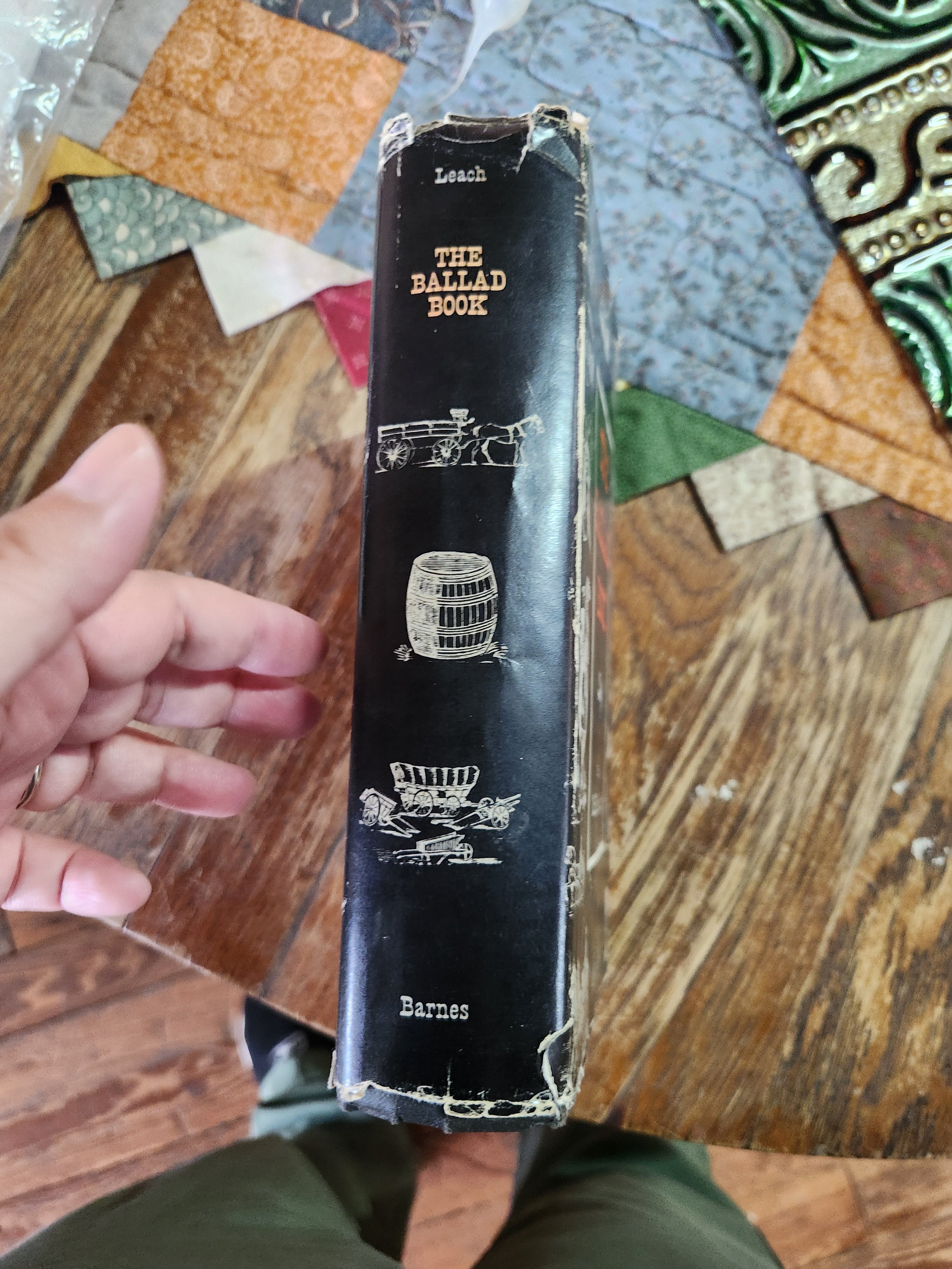 Hardcover "The Ballad Book" 1955 Edited by MacEdward Leach