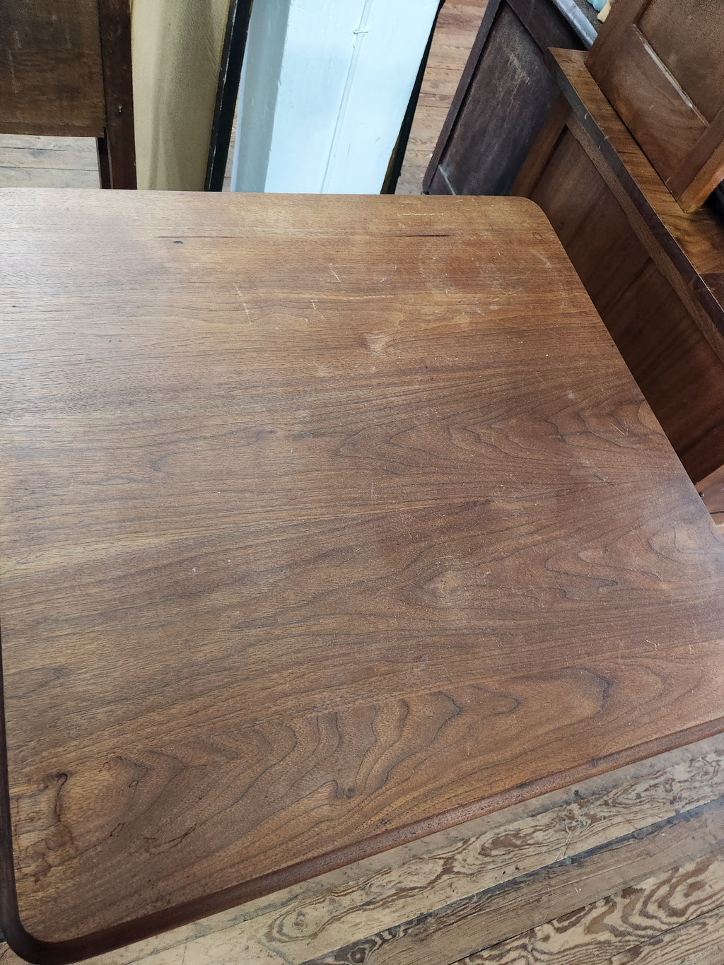 Antique Victorian Oak Parlor Side Table