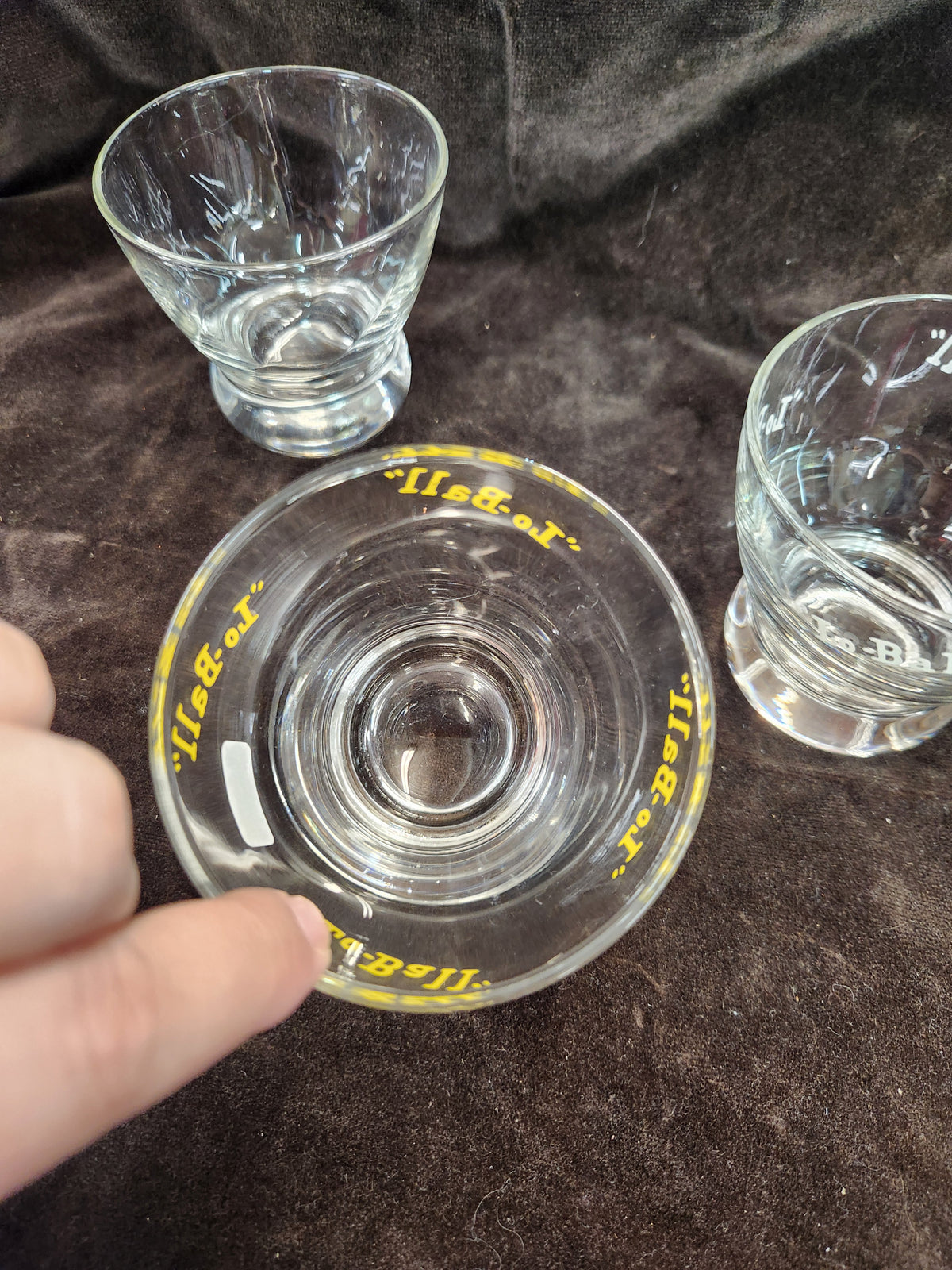 4 Vintage Mid-Century Modern "Lo-Ball Cocktail Glass Eva Zeisel Federal Glass