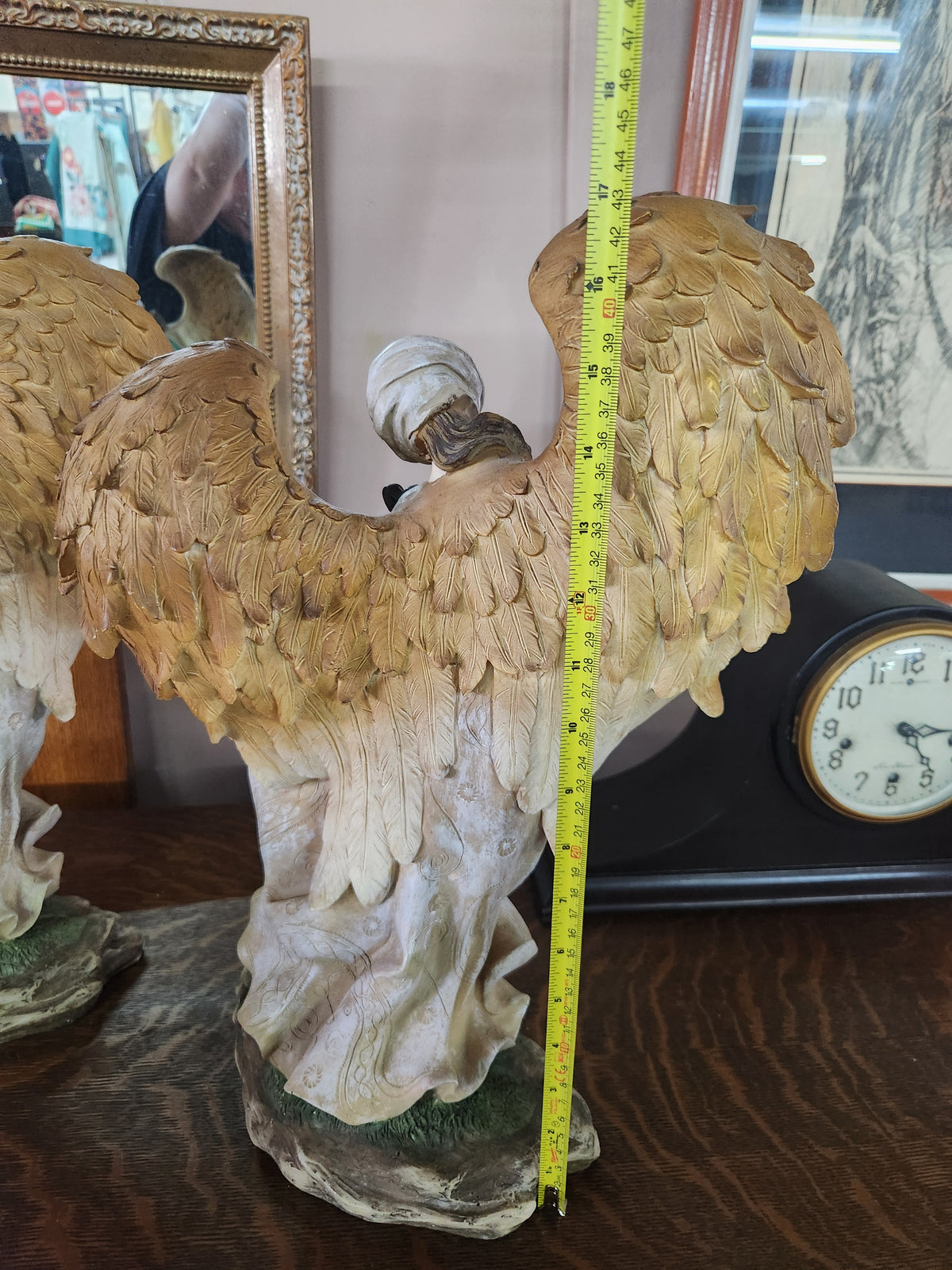 2 Vintage Resin Angel "Emerald Isle Angel Collection"