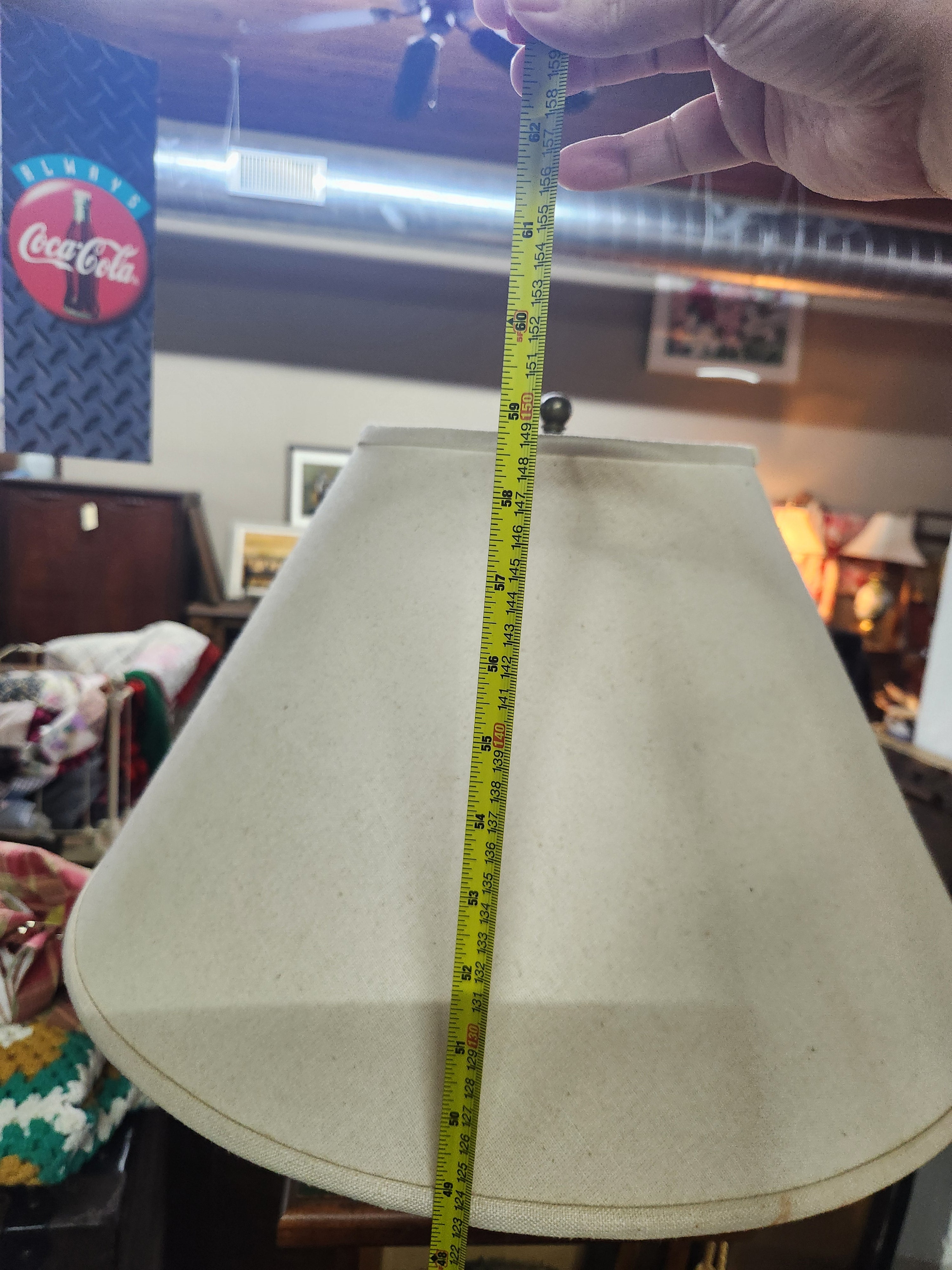Vintage Golf-Themed Lamp