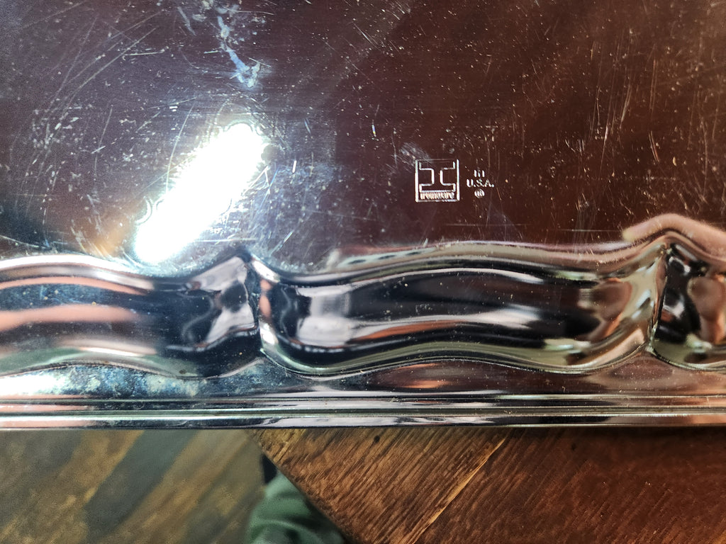 Vintage Irvinware Chrome-Plated Serving Tray