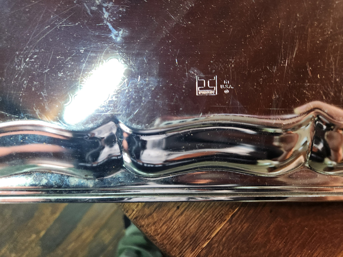 Vintage Irvinware Chrome-Plated Serving Tray