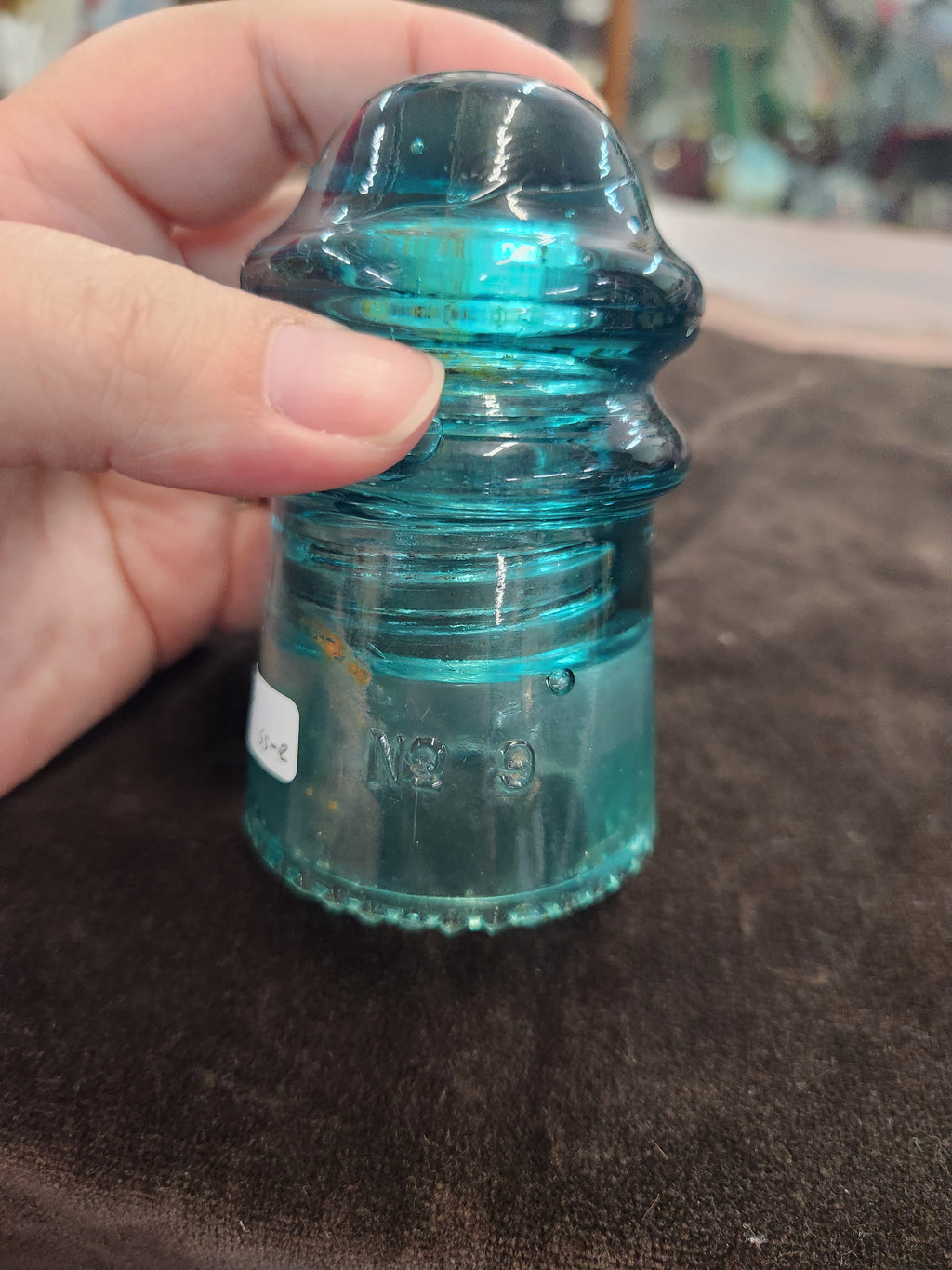 Hemingray No. 9 Insulator Turquoise