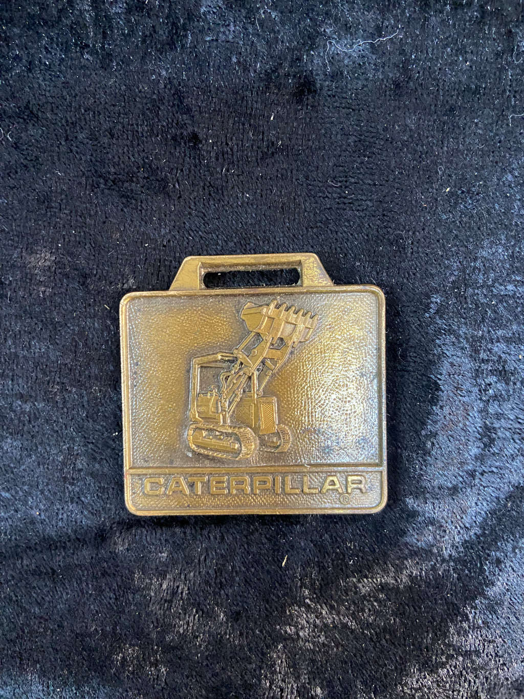 Vintage Brass  Rex Construction Machinery Pocket Watch Fob