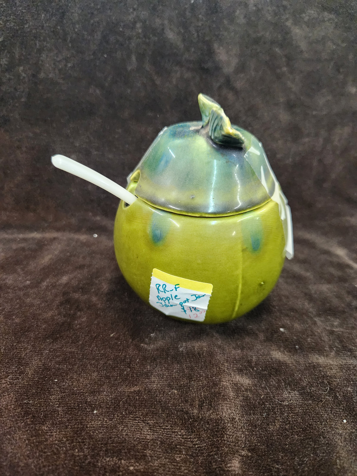 Vintage Ceramic Pear-Shaped Lidded Jar/Sugar Bowl Gift Gallery Japan