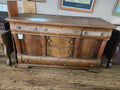 Antique American Empire-Style Buffet Quarter-Sawn Tiger Oak