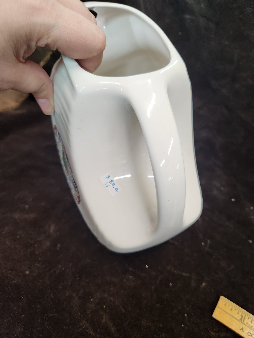 Retired Fiesta Betty Crocker Christmas Large Disk Pitcher