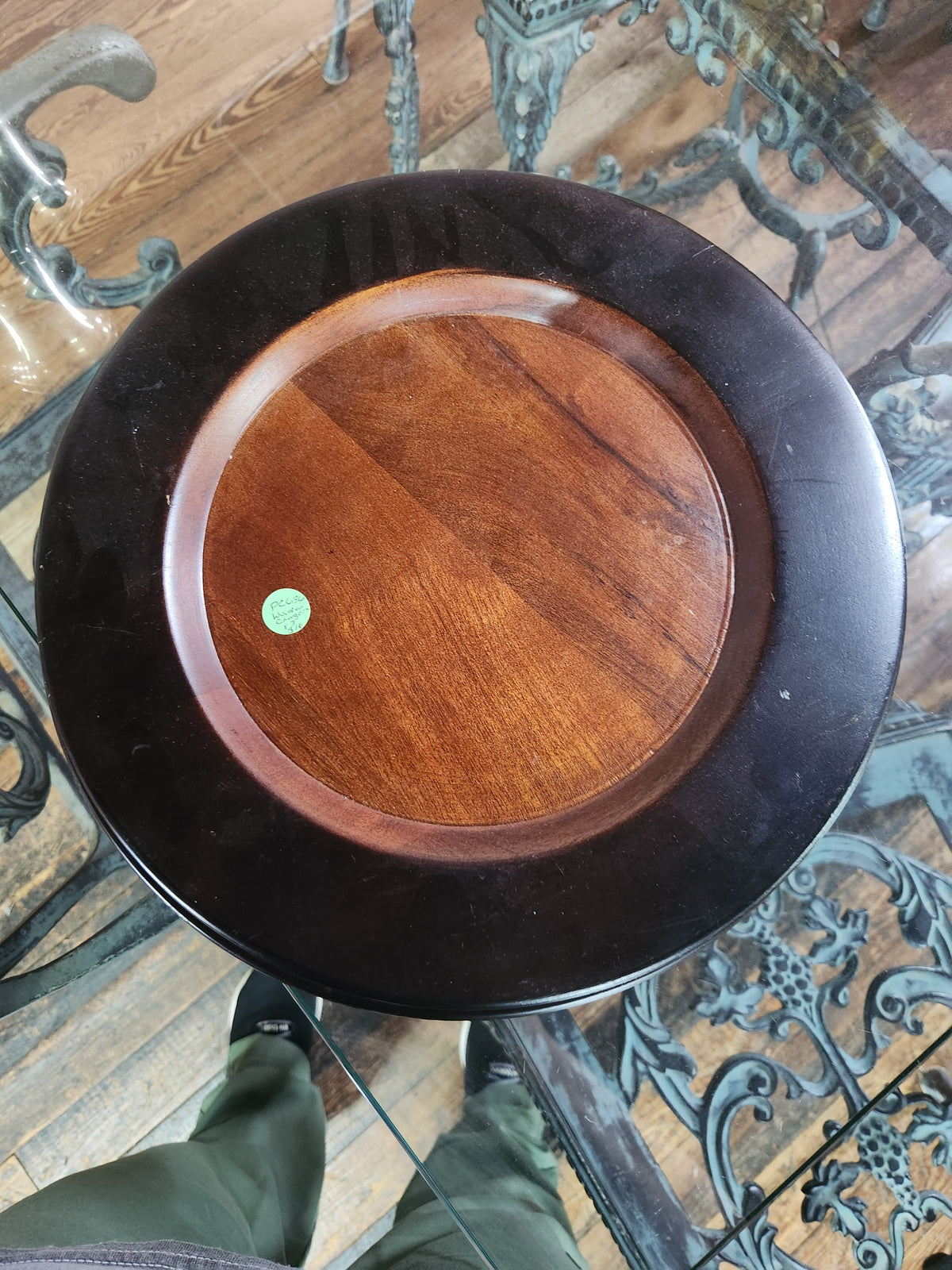 3 Noritake Kona Wood Chargers